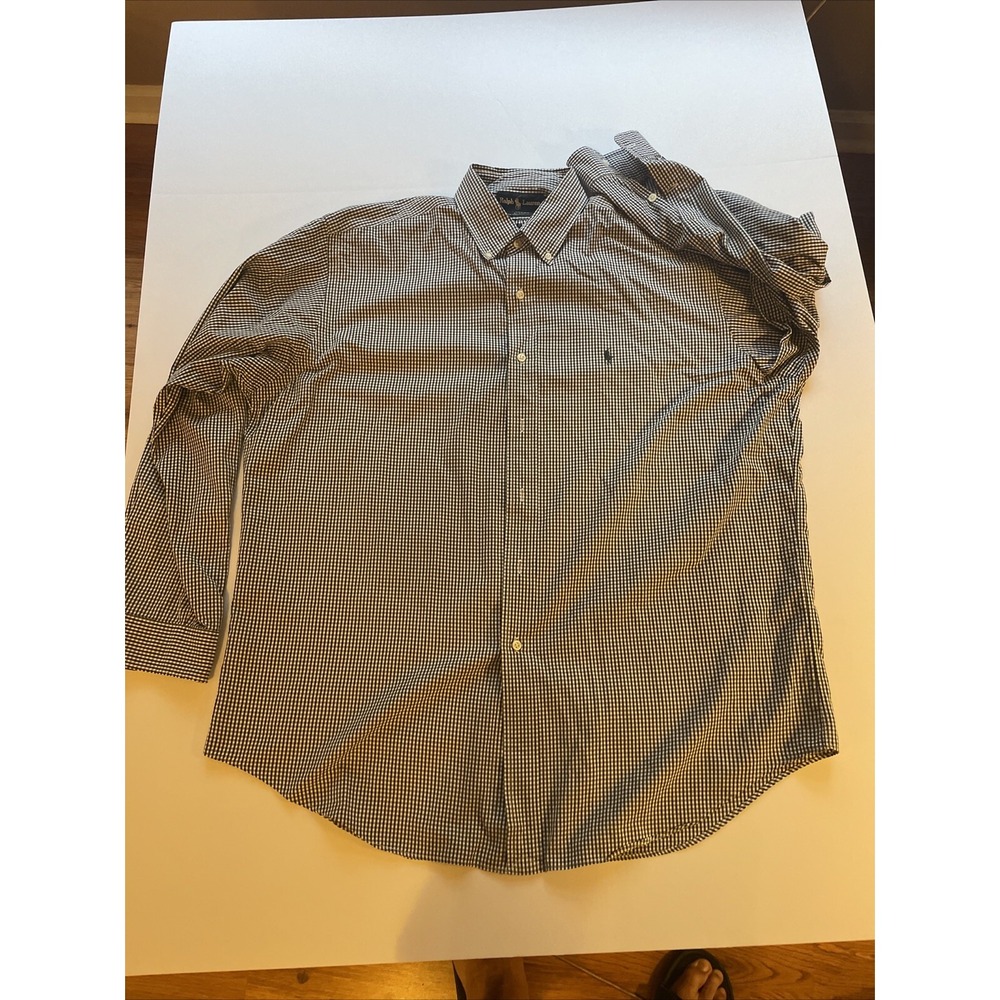 Ralph Lauren Polo Blake Button Down Two Ply Cotton Size L - Picture 5 of 6